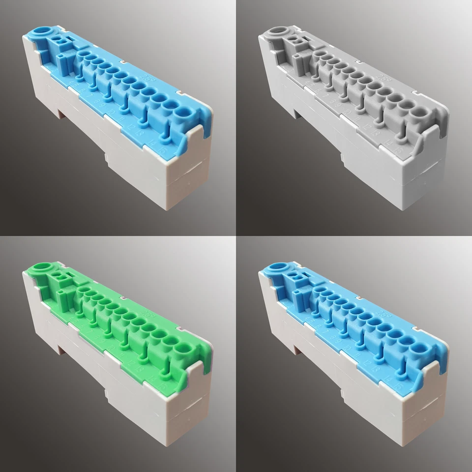 MARKENLOS Pollmann Abzweigklemme Schutzleiter Klemmen minimodular Klemmblöcke Schutzklemme