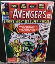 Avengers #1 Marvel Comic Book Cover 2" x 3" Refrigerator Locker MAGNET