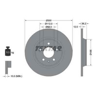 Textar 2X Bremsscheibe 92160103