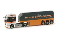 Herpa 1:87 156363 Mercedes-Benz Actros Lh Glastransporter-Sattelzug Neu Ovp