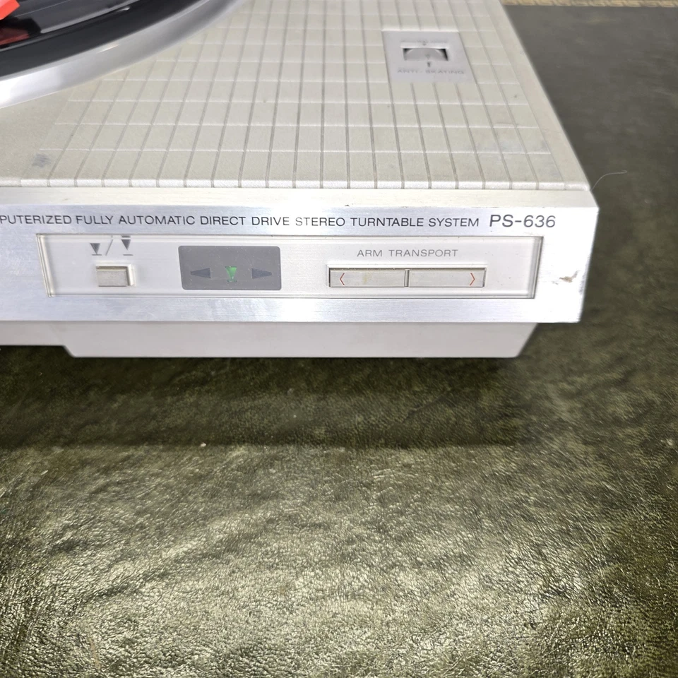 Sony PS-636 Stereo Full Automatic Turntable Record System - Requires New Stylus - Image 4 of 4