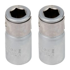 2PCS 1/4 Square Drive To 1/4 Hex Shank/Socket Bits Converter Screwdriver-Holder