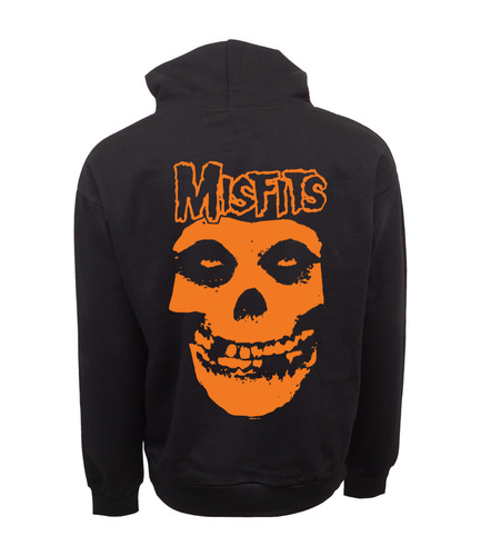 Misfits Orange Fiend Skull Hoodie