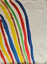 Morris Louis Signed Abstract Expressionist Oil Painting on Canvas - American Art