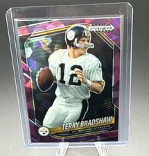 2023 Panini Prizm Black Lot (3) Serial # Bradshaw Cowher Fractal Steelers