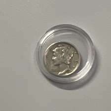 1944 Mercury Dime Silver 0.9 Fineness One Dime Coin USA Uncirculated Uncertified