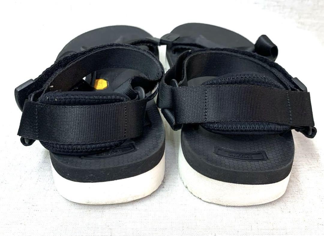 SAOLA Sandali sportivi uomo Suicoke suola Vibram 28 cm neri usati leggeri