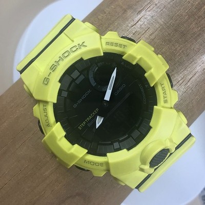 Casio G-Shock Men GBA800 Step Tracker Bluetooth Analog Digital 48mm Watch 8 1/4''