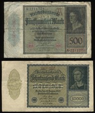 (F1330) 2 Banknotes Germany 1922