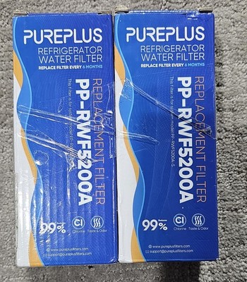 Pureplus Refriderator Water Filter Replacement PP-RWF5200A 2 Pack