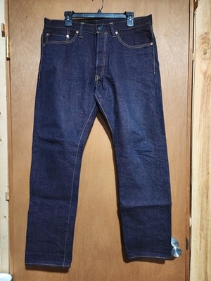 Studio D'Artisan Hinode Selvedge Denim Jeans 38 (36x31) One Wash Red Weft EUC
