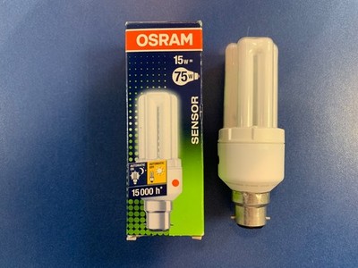 Osram DULUX EL Kompaketleuchstofflampe 15W/2700K B22d 900lm Sensor Lampe
