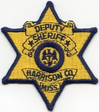 old HARRISON COUNTY MISSISSIPPI DEPUTY SHERIFF POLICE PATCH