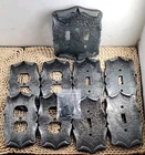 Set Of 9 Vintage Amerock Carriage House Pewter Outlet Plate /Light Switch Covers