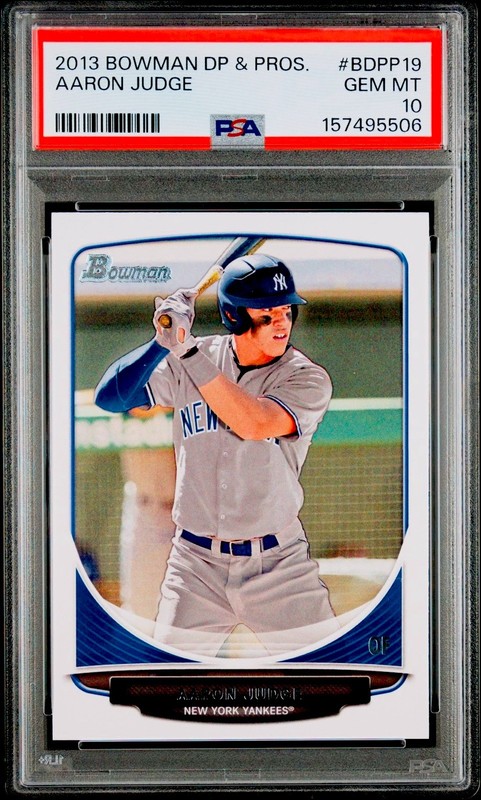 2013 Bowman Draft Picks & Prospects #BDPP19 AARON JUDGE Yankees PSA 10 Gem Mint