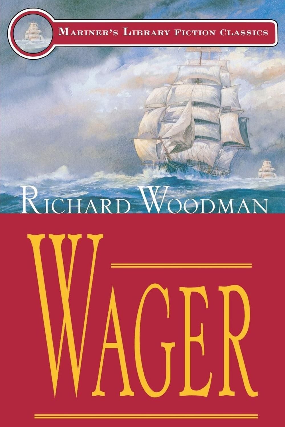 Wager by Richard Woodman (English) Paperback Book