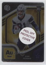 2021 Panini Elements Rookies Gold 12/99 Simi Fehoko #118 5m1
