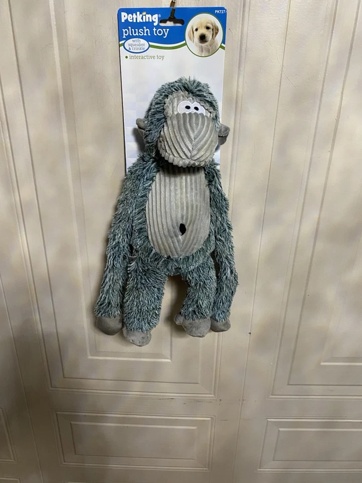 Juguete largo de felpa de mono petking para perro con chirrido ¡¡NUEVO CON ETIQUETAS!! 14"" Foto 4 de 4
