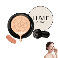 Luvie Glow Warm Cushion CC Cream Long-Lasting Brightening for All Skin Types