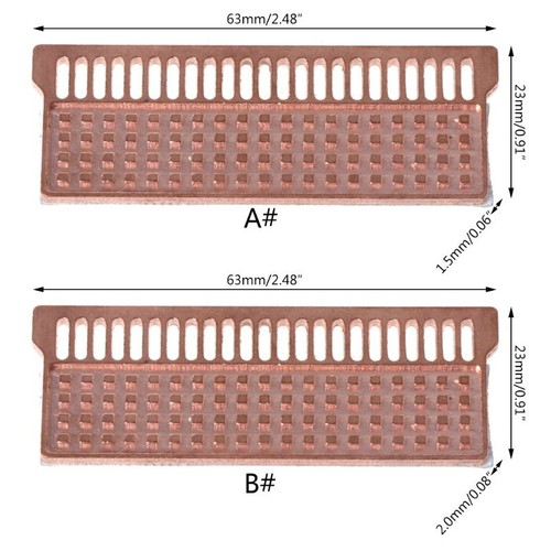 Desktop Laptop Memory Chip Heatsink Cooling Vest Radiator Upgrade Pure Copper - Afbeelding 8 van 10