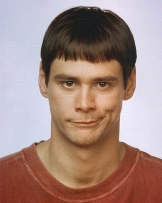 Jim Carrey classic expression from 1994 Dumb and Dumber 12x18 inch poster