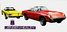 Jensen Healey 1972-1973 Uk Market Small Format Launch Foldout Sales Brochure
