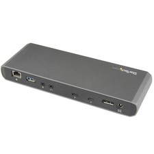 StarTech Thunderbolt 3 Dual-4K Docking Station USB 3.0 Ethernet SD PD
