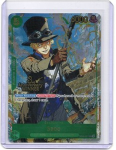 ワンピースカード サボ 3rd Anniversary WINNER Sabo 3rd Anniversary Winner | eBay