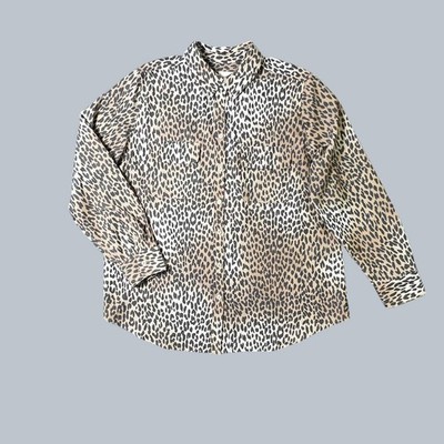 Chico's Women's Leopard Print Top Shirt, Size US 12/14