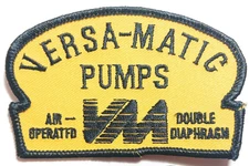 Versa-Matic Pumps Air Operated Double Diaphragm Patch Badge Crest