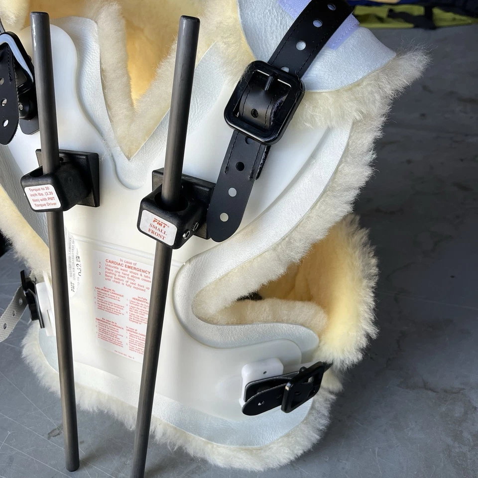 Conjunto de halo PMT sistema de tracción cervical PEQUEÑO CON chaleco de lana de cordero NUEVO 1233-5SL Foto 3 de 4