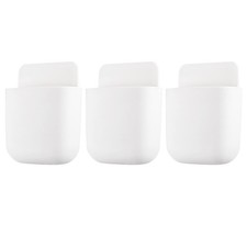 3 Pcs Remote Control Holder, Wall Mount Pen Holder Hole-Free Self Adhesive Ch...