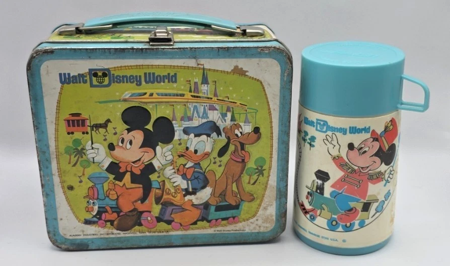 Walt Disney World Lunch Box In Collectible Metal Lunchboxes 1970