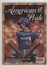 2019 Panini Donruss American Pride Bronze /349 Zach Watson #AP24 0w7