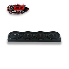 Universal 4x 6x9 Speaker Rack MDF Enclosure Black Pro Car Audio Cabinet