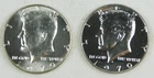 1970-D UNC & 1970-S Proof Silver 50c Kennedy Half Dollars C4423