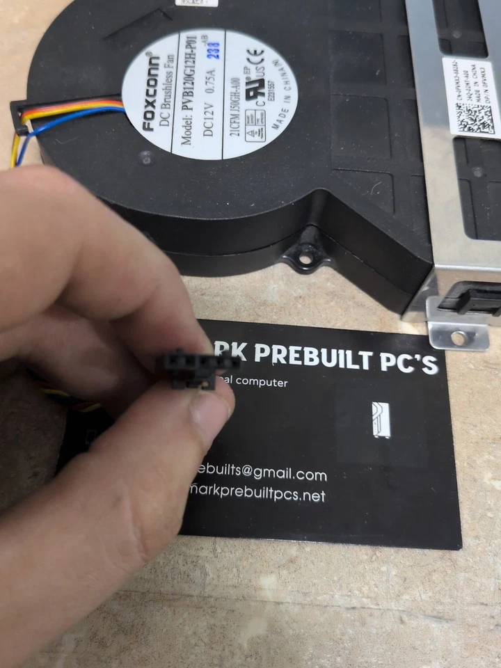 CPU Cooling Fan For DELL 390 3010 790 7010 9010 990 DC12V 0J50GH - Image 2 of 4