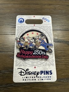 2026 Disney Happy 250th Independence Day Limited Release Pin