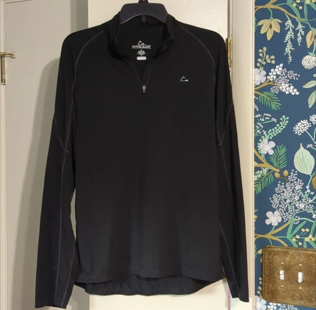 Merino Blend by Paradox 1/4 Zip Pullover Shirt Base Layer Mens Medium Gorpcore