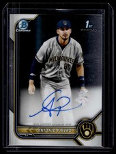 2022 Bowman Chrome #CPA-AP Antonio Pinero RC Prospect Autographs MIL Brewers