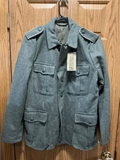 Mil-Tec Jacket Reproduction German Army Wool Size 50 (US Large) New With Tags