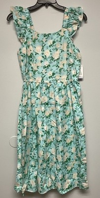 *NWT* Blueberi Boulevard (Size L) Women s Sleeveless Dress  100% Cotton 