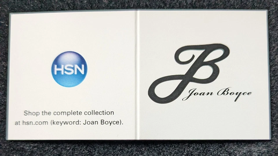 Juego de collar y pendientes de aro Joan Boyce de cristal azul Foto 3 de 4