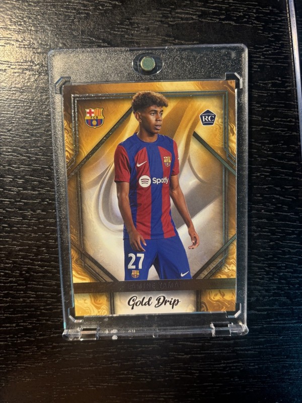 2024 Topps GOLD DRIP #GD-5 LAMINE YAMAL FC Barcelona (RC)