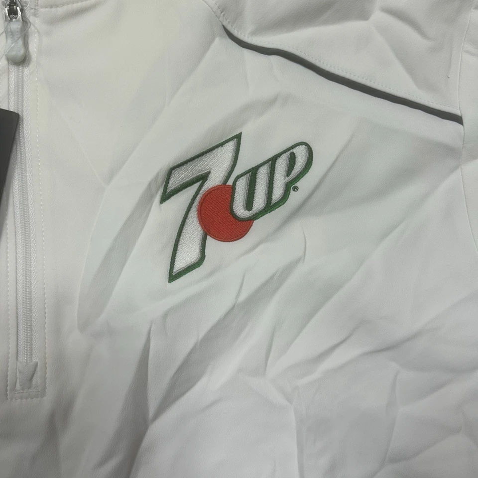 安德玛套衫男式 XL 白色终极实用棒球风衬衫 7UP 全新 — 第 4/4 张图片