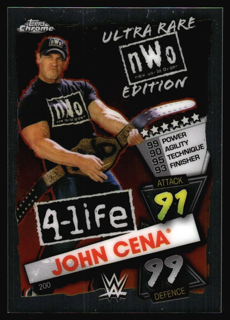 2021 Topps Chrome WWE Slam Attax - John Cena #200 for sale | eBay