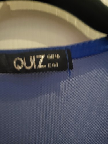 Quiz Outfit Kleid und Bolero für besondere Anlässe mit Corsage/Fascinator Größe UK 16 - Bild 10 von 10