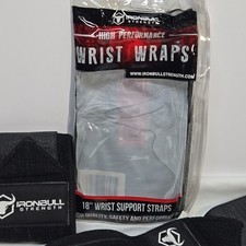 Ironbull Weight Lifting Wrist Wraps Gym Workout Training Support Straps 18" X 3