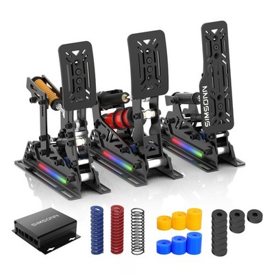 SIMSONN PRO X Ultra PC racing simulator pedals, supporting haptic feedback