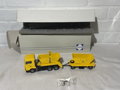 Conrad 1:50 MAN-TGL40 Hofmann 3achs ABSETZMULDE Skip Lorry Trailer FREE SHIP